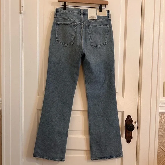 Citizen of Humanity Vidia Wide Leg Bootcut Flare Medium Wash Jeans Size 29 - Picture 4 of 11